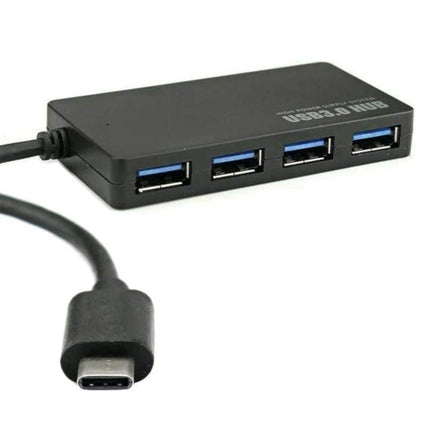 USB Type-C 3.0 4 Port Multi Extension HUB Expansion High Speed Silm - Aimall