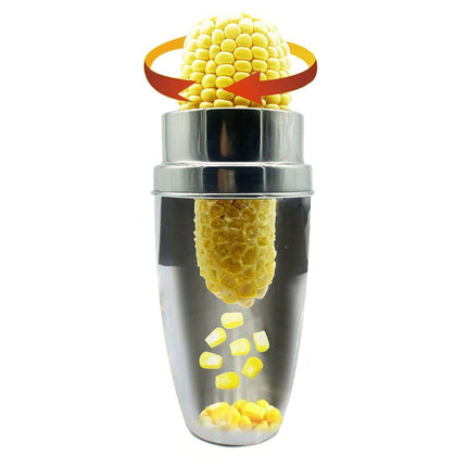 Stainless Steel Corn Peeler Portable Kitchen Tool Rotary Corn Stripper 304 Metal