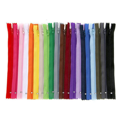 20PCS Closed End Nylon Zippers Tailor Sewer DIY Craft Sewing 20CM NEW - Aimall
