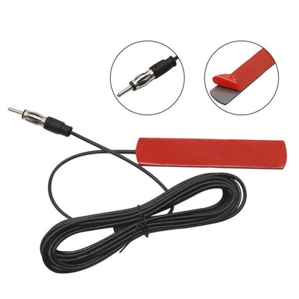 Hidden Antenna Radio Stereo AM FM Stealth for Vehicle Car Truck Black - Aimall