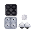 Silicone Ice Cube Mold Large Ice Ball Maker with Lid for Cocktails and Drinks