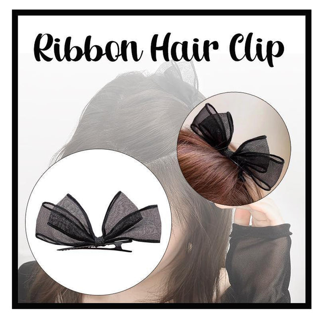 Sweet Mesh Bow Hairpin Hair Accessories Bang Clip Bowknot Hair Clips Girls Party - Aimall