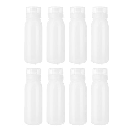 8pcs Squeeze Sauce Bottle Multi Hole 380ML Plastic Jam Salad Dressing Bottle Set