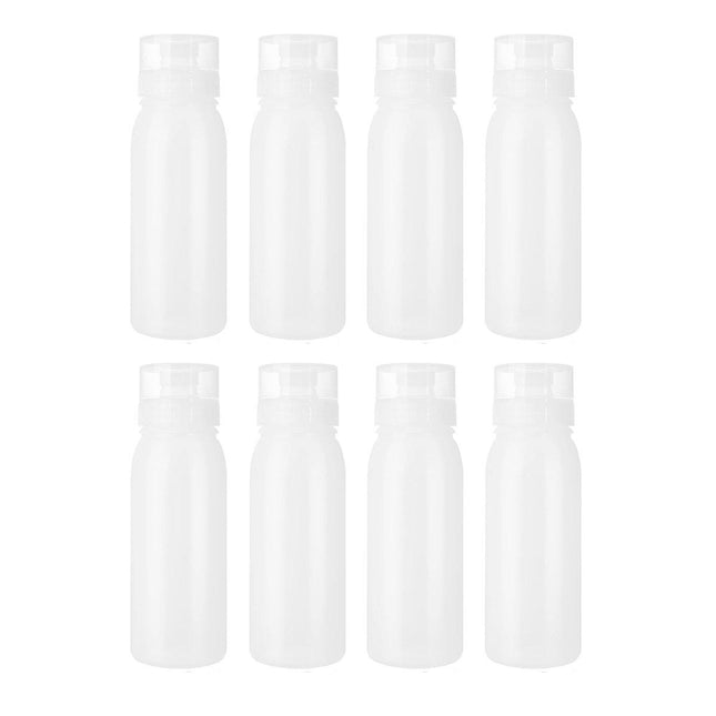 8pcs Squeeze Sauce Bottle Multi Hole 380ML Plastic Jam Salad Dressing Bottle Set