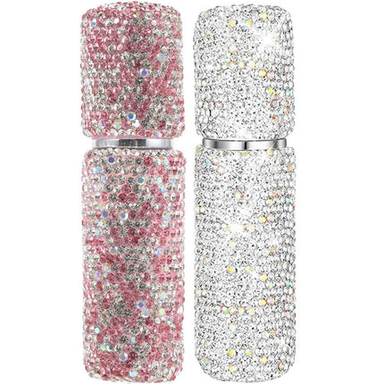 2pcs Travel Perfume Dispenser Refillable Spray Bottle Portable Sample Pack Tool