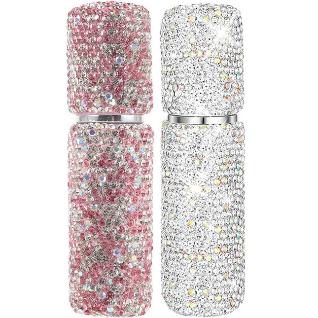 2pcs Travel Perfume Dispenser Refillable Spray Bottle Portable Sample Pack Tool