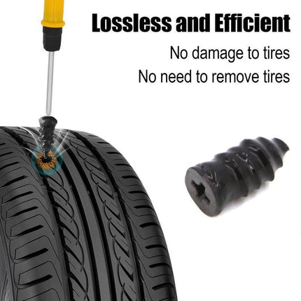 20PCS S+L Vacuum Tyre Repair Nail Set Tire Repair Rubber Nail Tools For Car AU - Aimall