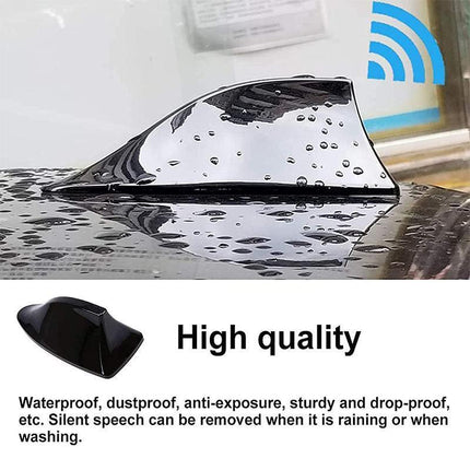 Universal Auto Car Roof Radio AM/ FM Signal Shark Fin Aerial Antenna Black AUS - Aimall