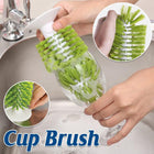 Glass Cleaning Brush for Wine Glasses Cup Scrub Brush Kitchen Tools Long Handle