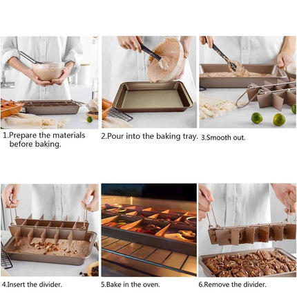 Non Stick Square Baking Pan Cake Mold Durable Kitchen Baking Tools for Home Use