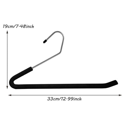 10pcs Non-slip Trouser Rack Multifunctional Pants Hanging Holder Clothes Hanger