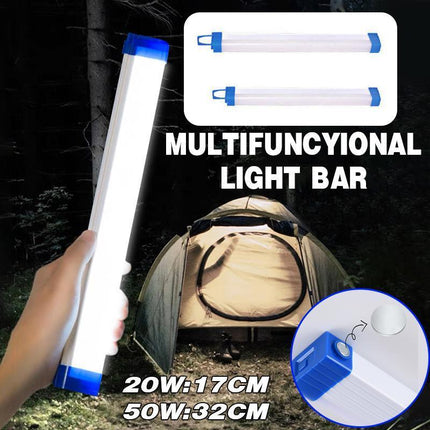 50W Portable Lantern LED Camping Light Lighting Stick Rechargeable Magnetic Bar - Aimall