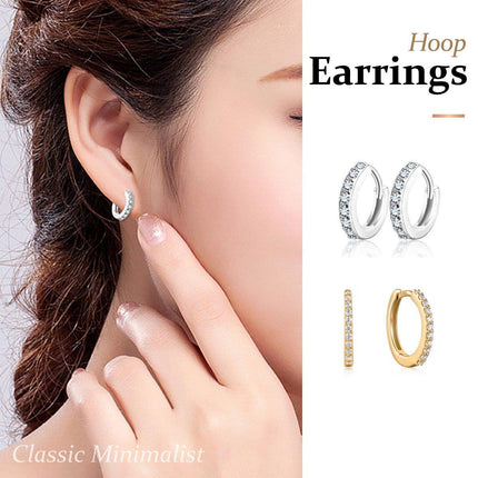 Korean Style Round Earrings for Women Fashion All Matching Buckle Jewelry