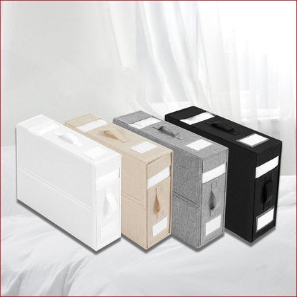 Fabric Storage Box Set Bedding Organizer Closet Blanket Quilt Storage Containers
