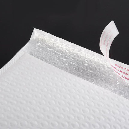 25PCS Poly Bubble Mailers Envelope Padded Bag White Cushioned Satchel 15 Sizes - Aimall