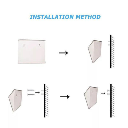 Solar Powered House Number LED Light Stainless Steel Address Signs Wall Lamps - Aimall