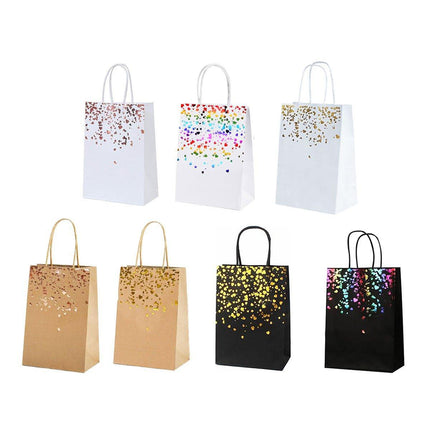 30PCS Kraft Paper Gift Bags Small Love Candy Bags Gold Foil Wedding Party Favors