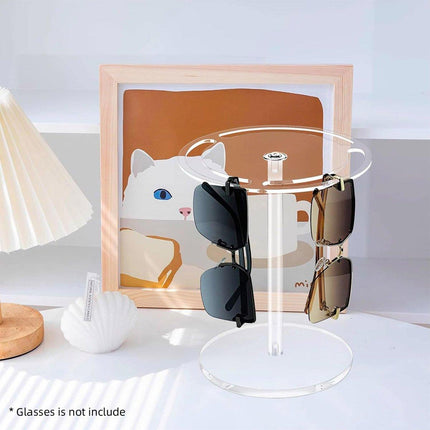 360 Degree Rotating Eyeglasses Display Stand Desktop Holder Organizer Glasses Storage