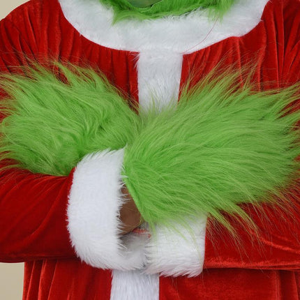 Christmas Thief Green Hair Monster Headgear