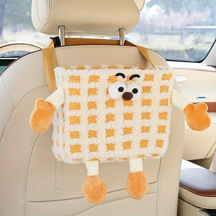Car Wastebasket Seatback Hanging Storage Bin for Car Trash and Organizing