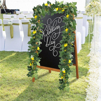 185cm Simulation Lemon Fruit Rattan Vine Green Home Decoration Artificial Fruit