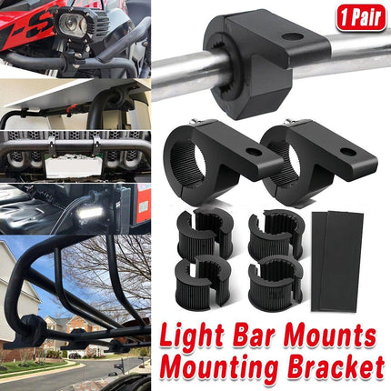 1 Pair Light Clip Fixing Bracket for Car Motorcycle Spotlights Mounting Shelf