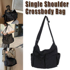 Vintage Tooling Style Large Capacity Canvas Shoulder Crossbody Bag Casual