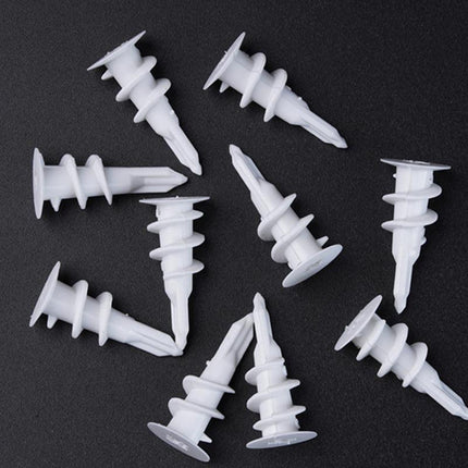 UP 500 PCS Nylon Anchors Screws 13mm x 42mm Wall Mates For Plaster Board Fixings - Aimall