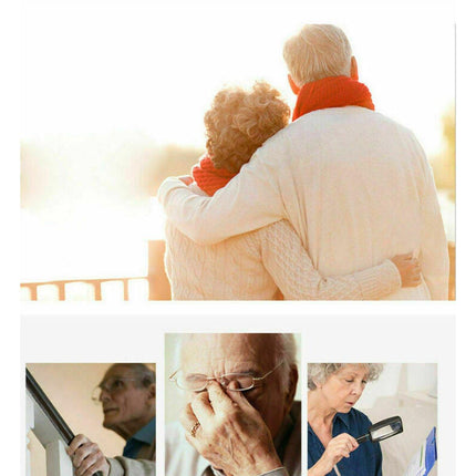 Folding Reading Glasses for Elderly Convenient Neck Hanging Portable Eyewear
