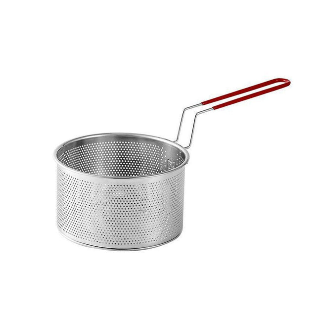 18cm Stainless Steel Frying Basket Oil Drain Basket Deep Frying Net for Cooking