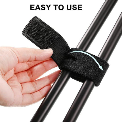 10-20X Fishing Rod Tie Strap Tackle Wrap Band Pole Holder Fastener Fishing Tool