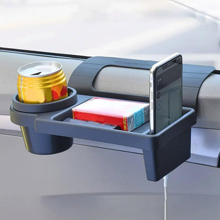 Car Multifunctional Organizer Hanging Storage Box with Cup Holder for Vehicle