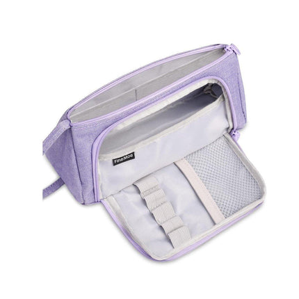 Large Capacity Student Canvas Pencil Case Pencil Bag Multi-functional Cute - Aimall