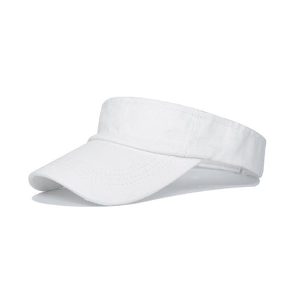Unisex Summer Denim Sun Visor Cap Breathable Washed Running Hat UV Protection
