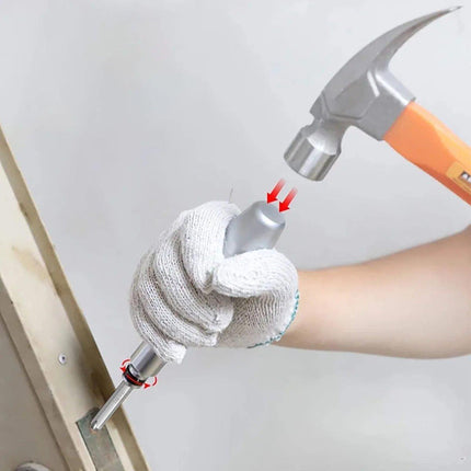 13PCS Manual Impact Driver Set 1/2 Inch Reversible Hand Screwdriver Bits Tool