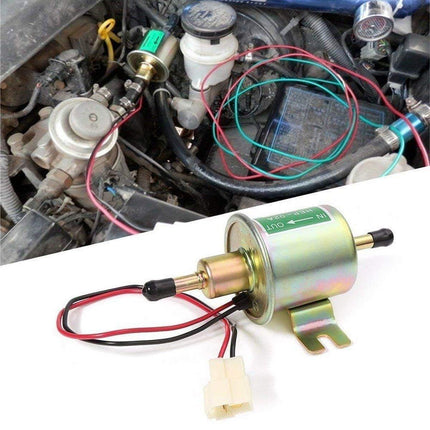 12V Universal Low Pressure Electric Fuel Pump 2.5-4 PSI Gas Diesel Inline HEP02A