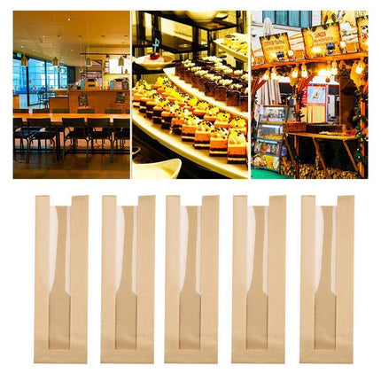 200PCS Transparent Food Greaseproof Bags French Bread Baguette Packaging Pouc - Aimall