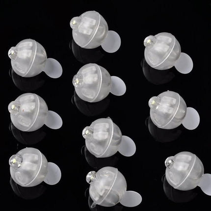 UP 100PCS LED Balloon Lamp Lights Lantern Light Balloons Glow Christmas Party Yellow - Aimall