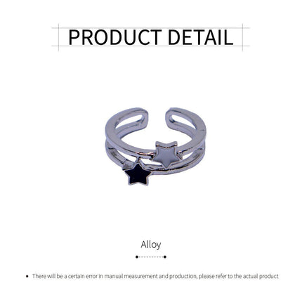 Adjustable Open Finger Ring Elegant Design Fashion Jewellery for Women Gifts