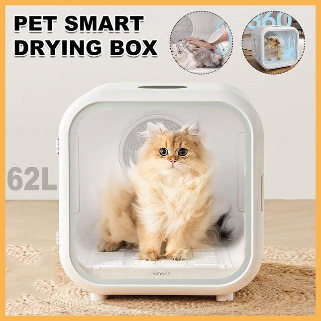62L Smart Pet Hair Dryer Box Automatic Dryer for Cats and Small Pets Safe Use