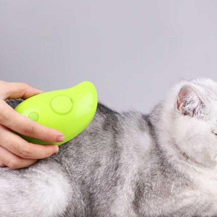 Electric Pet Hair Brush 3 in 1 Steamy Dog Cat Hair Grooming Bath Spray Tool