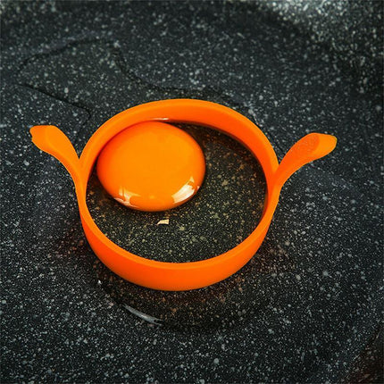 6PCS Silicone Egg Rings Non Stick Kitchen Baking Tools Pancake Handles - Aimall