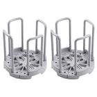 2pcs Kitchen Dish Drying Rack with Drainage Storage Cup Holder Organizer Stand