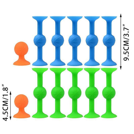 12pcs Sucker Darts Throwing Game Sticky Pop Table Toy Party Drinking Toys - Aimall