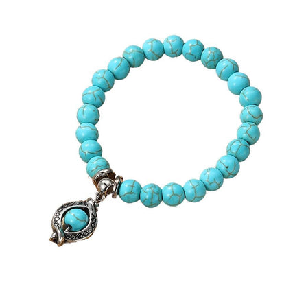 Turquoise Bracelet Adjustable Natural Stone Friendship Bracelets Gift
