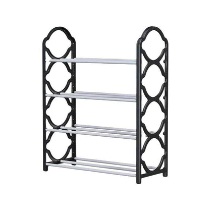 Four Layer Shoe Rack Storage Organizer Multi Tier Shoe Shelf for Entryway Closet