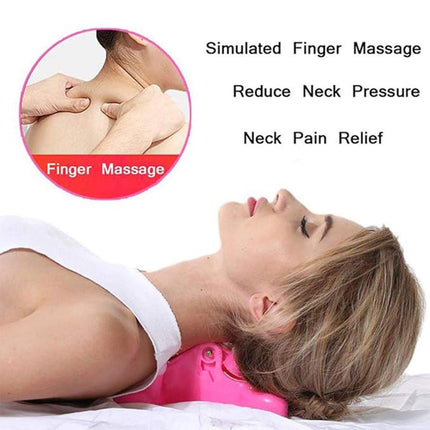 Handheld Cervical Neck Massager for Pain Relief Relaxation Muscle Care Therapy