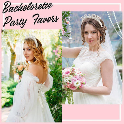 Elegant Bride Pearl Headband Bridal Hair Accessories Wedding Party Ornament