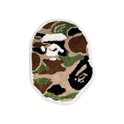 Mushroom Shaped Bathroom Mat Absorbent Non Slip Cartoon Rug Soft Mat