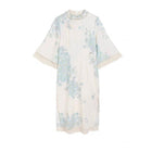 Improved Chinese Style Cheongsam Dress for Women with Inverted Big Sleeves
